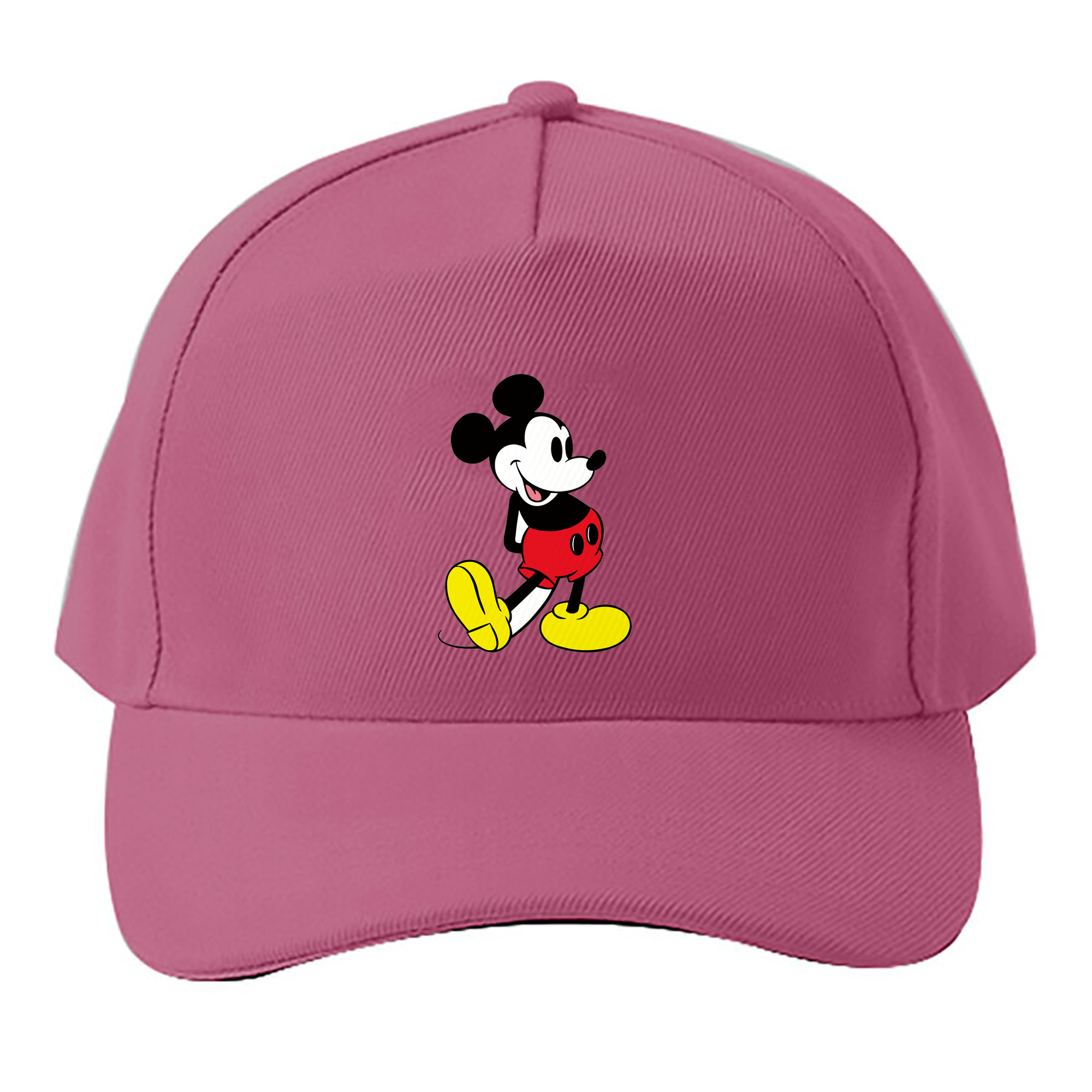 （画像用） ミッキーマウス Mickey Mouse ベースボールキャップ 綿100％ 男女兼用 帽子 スポーツ